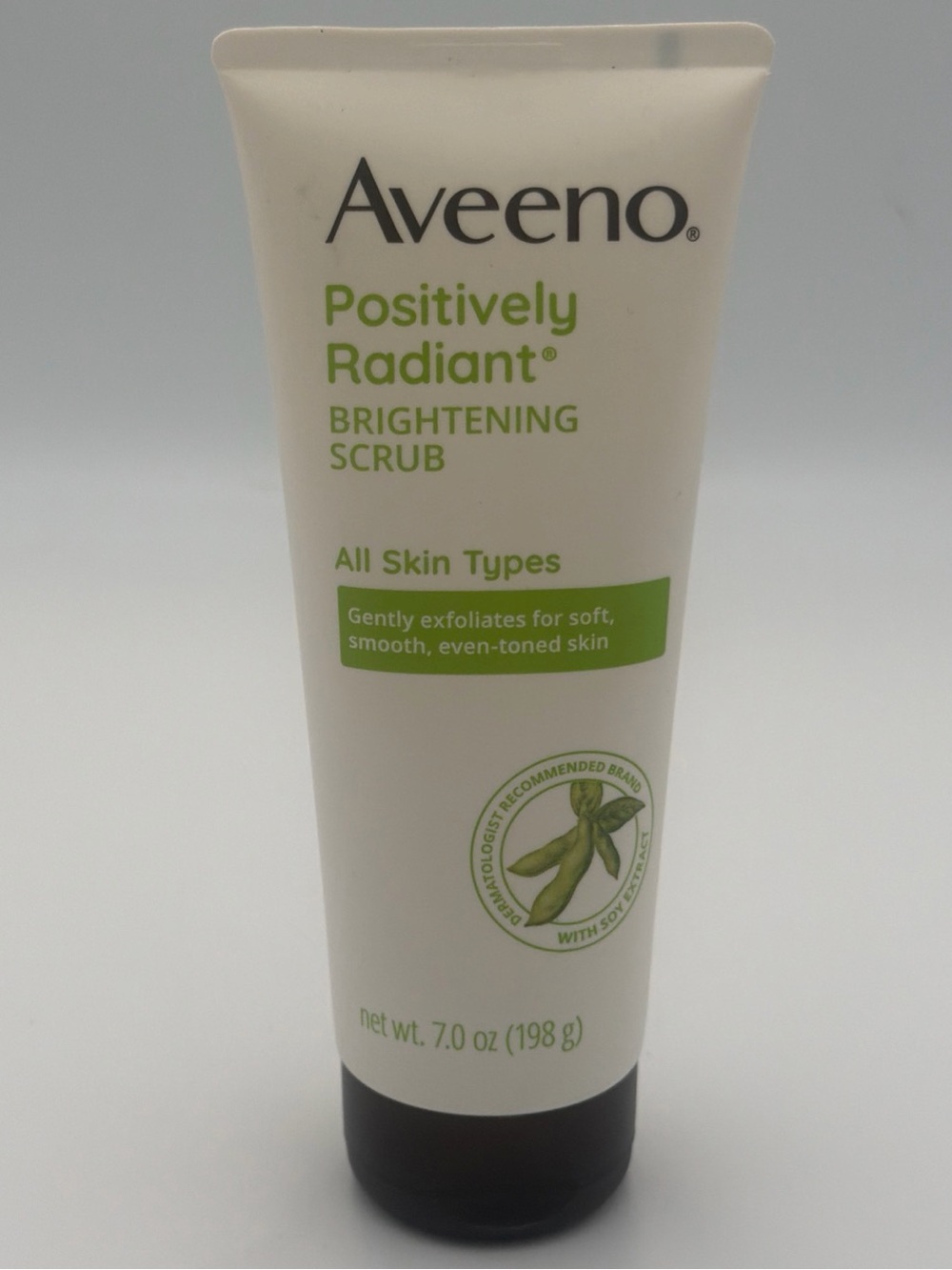 Aveeno Positively Radiant Brightening Scrub - White & Green
